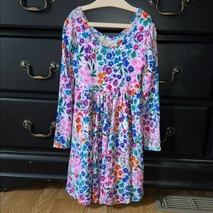 Little sleepies sweet pea long sleeve twirl dress